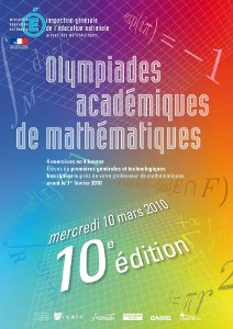Olympiades académiques de Mathématiques 2010